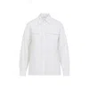 Peserico Concealed Button Long Sleeve Blouse In Beige