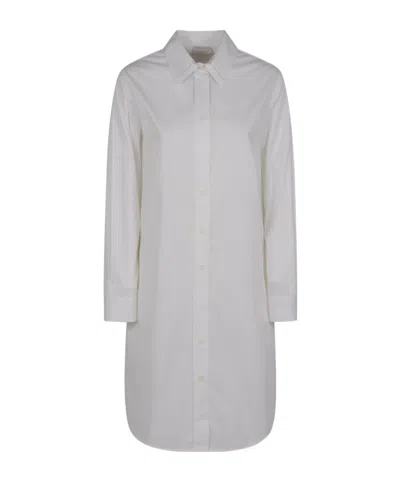 Peserico Shirt Midi Dress In Gray