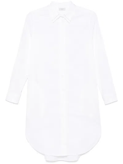 Peserico Shirt Midi Dress In White