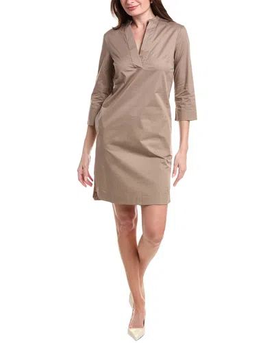 Peserico Shirtdress In Brown