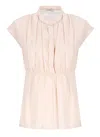 Peserico Pink Cotton Blouse In Pink