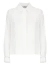 Peserico Stretch Cotton Poplin Shirt In White