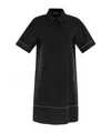 Peserico Women Light Stretch Cotton Satin Midi Dress