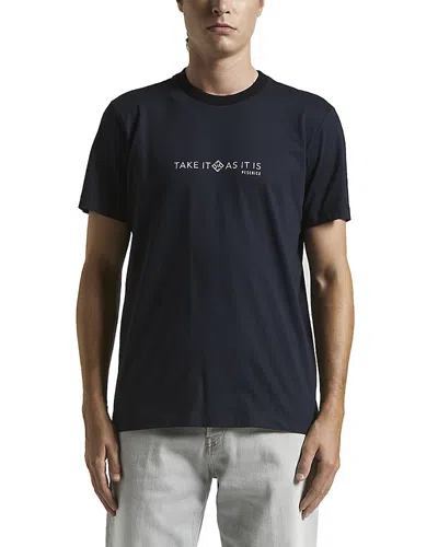Peserico Short Sleeve Graphic Tee In Abyss