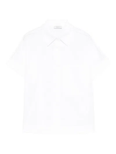 Peserico Short-sleeve Skirt In White