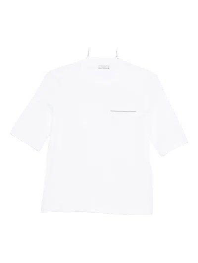 Peserico Short-sleeve T-shirt In White
