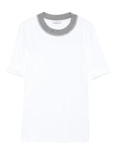 Peserico Short-sleeve T-shirt In White