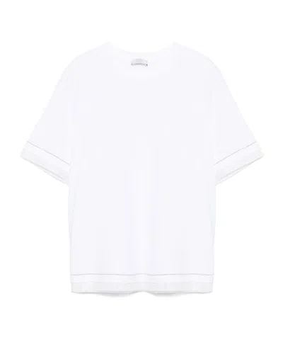 Peserico Short-sleeved T-shirt In White