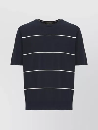 PESERICO SHORT SLEEVES POLO SHIRT WITH STRIPED PATTERN