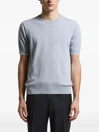 Peserico Short-sleeve T-shirt In Blue