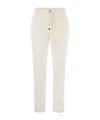 Peserico Men's Corduroy Trousers In White