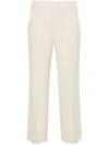 Peserico High-waist Tailored Cropped Trousers