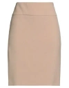 Peserico Sign Woman Midi Skirt Sand Size 10 Polyester, Viscose, Cotton, Elastane