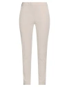 Peserico Sign Woman Pants Beige Size 6 Cotton, Elastane In Beige