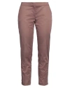 Peserico Sign Woman Pants Light Brown Size 8 Cotton, Elastane In Beige