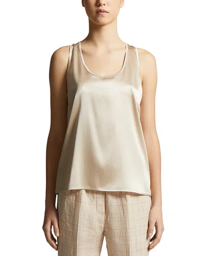 PESERICO SILK BLEND SCOOP NECK CAMISOLE