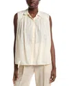 Shop Peserico Silk-blend Shirt In Beige
