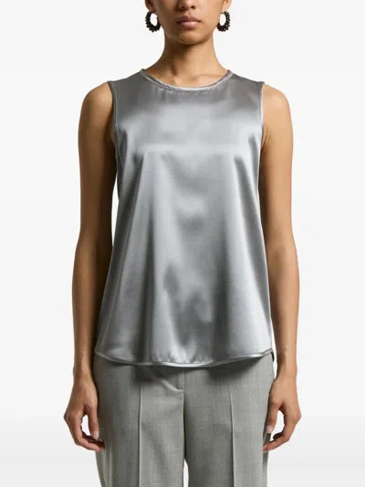 PESERICO SILK-BLEND SLEEVELESS TOP