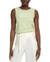 Peserico Silk-blend Tank In Green