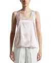 Peserico Silk Blend U Neck Camisole In Aurora