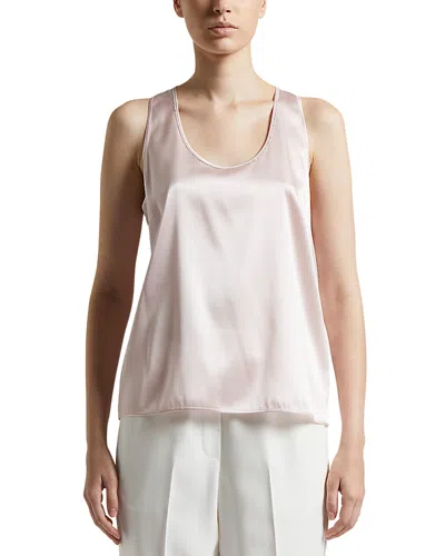 Peserico Silk Blend U Neck Camisole In Aurora