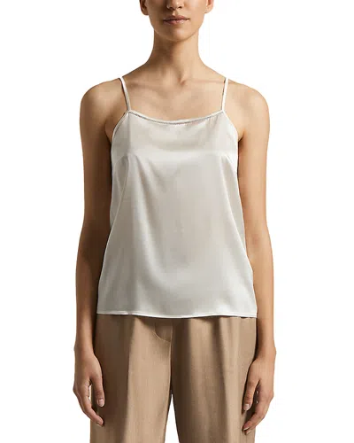 Peserico Silk Camisole In Quartz Sand