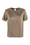 Peserico Silk Satin T-shirt