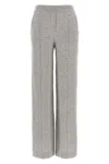 Peserico Trousers Wool Silk Elastic Waistband In Gray