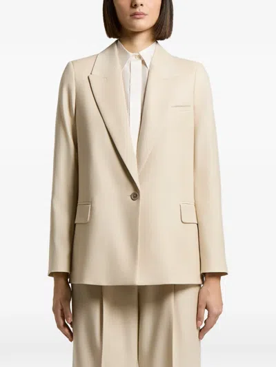 Peserico Single-breasted Peak-lapels Jacket In Animal Print