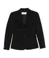 Peserico Single-breasted Suit Jacket In Black