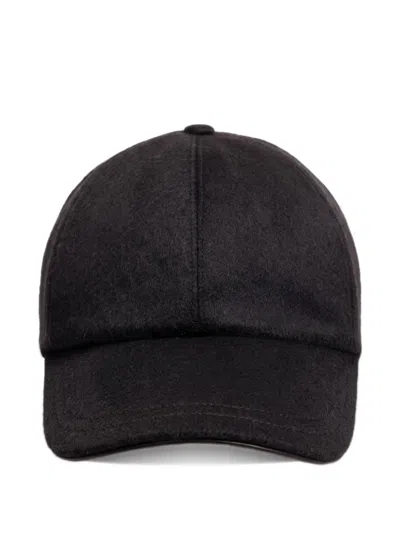 Peserico Six-panel Baseball Cap In Black