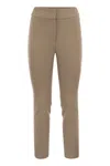 PESERICO PESERICO SKINNY FIT TROUSERS IN VISCOSE AND COTTON