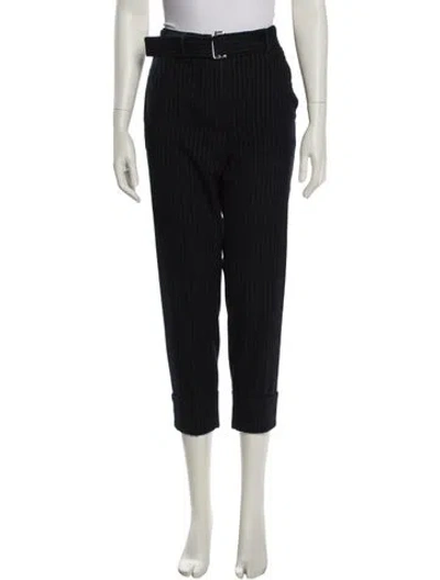 Pre-owned Peserico Skinny Leg Pants In Black