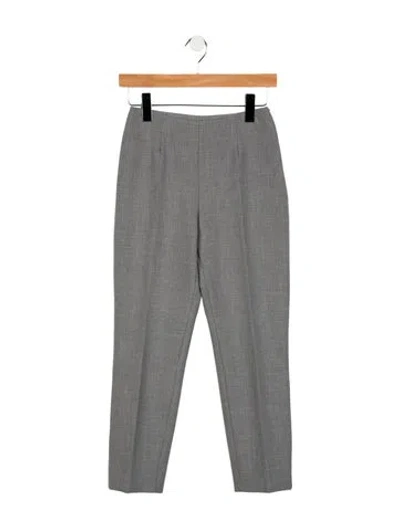 Pre-owned Peserico Skinny Leg Pants In Gray