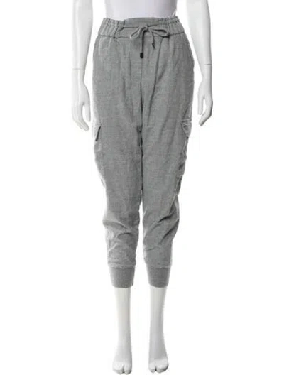 Pre-owned Peserico Skinny Leg Pants In Gray