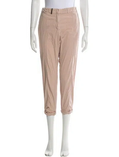 Pre-owned Peserico Skinny Leg Pants In Neutral