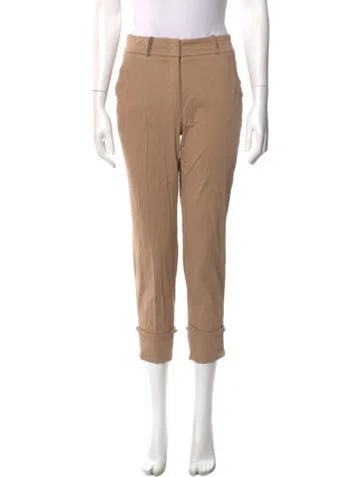 Pre-owned Peserico Skinny Leg Pants In Neutral