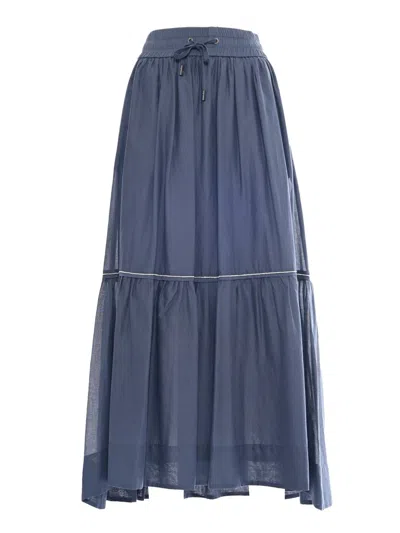 Peserico Skirt In Gray