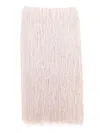 Peserico Straight Silhouette Skirt With Metallic Sheen In Pink