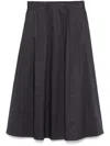 Peserico A-line Midi Skirt In Blue
