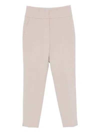 Peserico Slash-pocket Trousers In Neutral