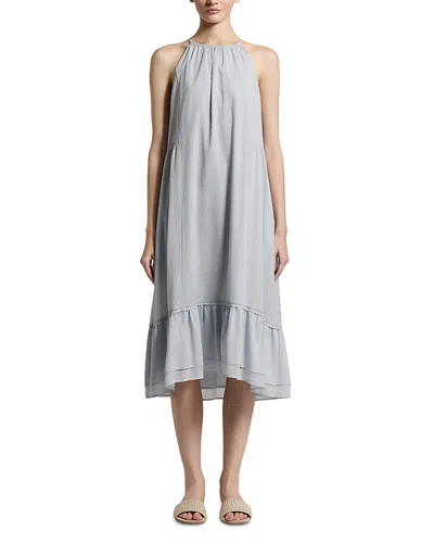 Peserico Sleeveless Midi Dress In Blue