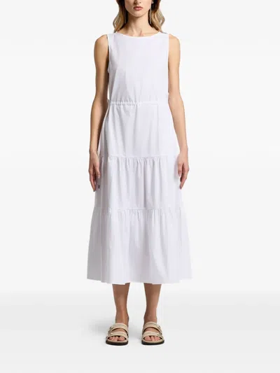 Peserico Sleeveless Midi Dress In White