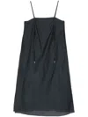 Peserico Sleeveless Semi-sheer Top In Blue
