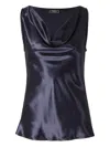 Peserico Sleeveless Tank Top In Blue