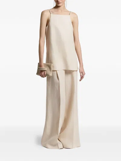 Peserico Sleeveless Top In Neutral