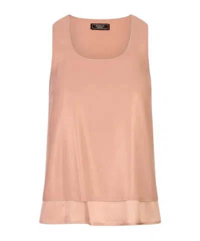 Peserico Sleeveless Vest In Black