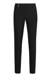 Peserico Belt-loops Trousers In Black