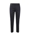 Peserico Slim-cut Trousers In Black