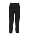 Peserico Slim-fit Cropped Trousers In Black